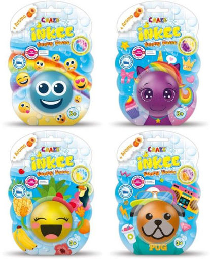 Picture of INKEE BATH BOMB FUNNY FACES